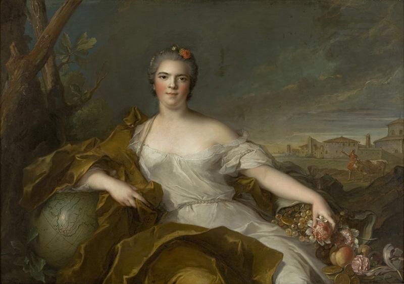 Jjean-Marc nattier Princess Louise-elisabeth of France - The Earth oil painting image